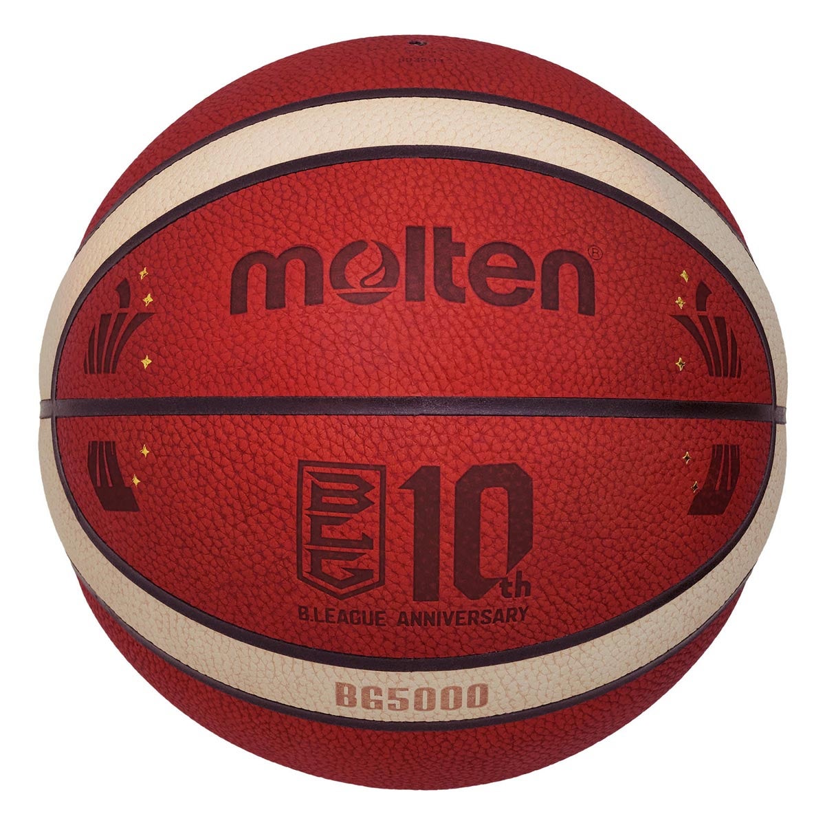 モルテン molten　BG5000 Bリーグ試合球10周年 7号球 B7G5000-BL0 オレンジ×アイボリー　 オレンジ×アイボリー
