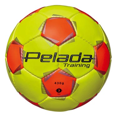 モルテン molten　ペレーダトレーニング 3号球 F3K9200-YO ライトイエロー×蛍光オレンジ　 ライトイエロー×蛍光オレンジ