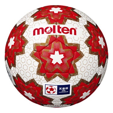 モルテン MOLTEN　天皇杯 試合球 5号球 F5E5000H レッド レッド