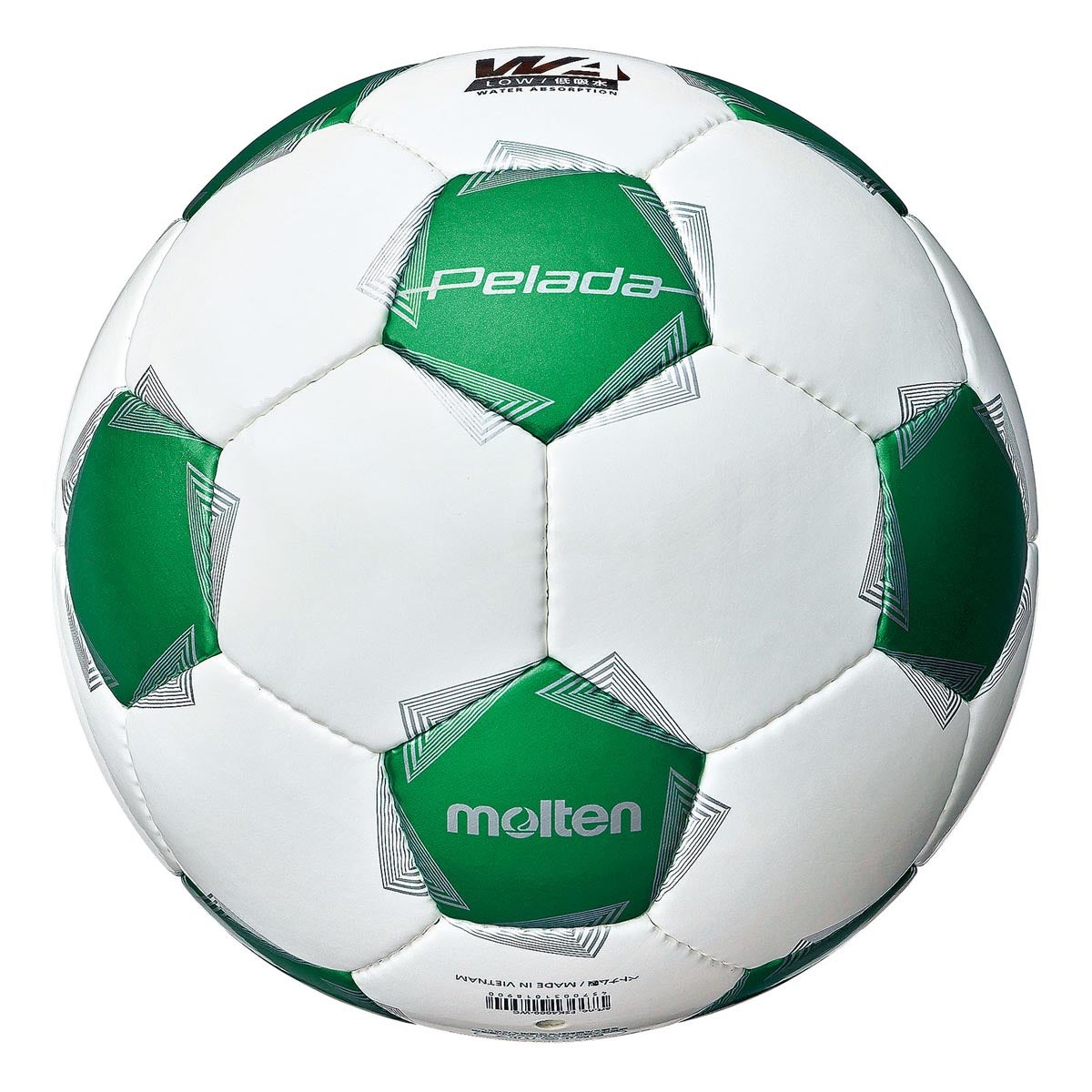 モルテン molten ペレーダ 4000 5号 F5K4000-WG 白緑 サッカーボール ボール 正面