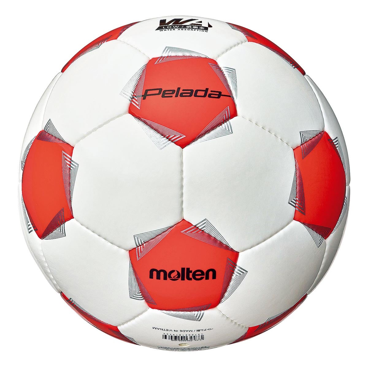 モルテン molten ペレーダ 4000 5号 F5K4000-WO 白オレンジ サッカーボール ボール 正面