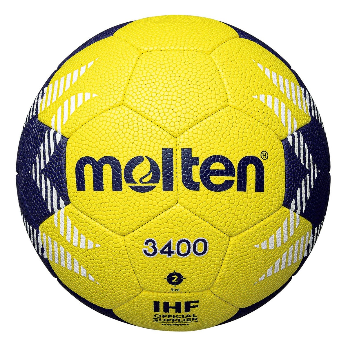 モルテン molten　A3400 ハンドボール 2号球 H2A3400-YN イエロー×ネイビー イエロー×ネイビー