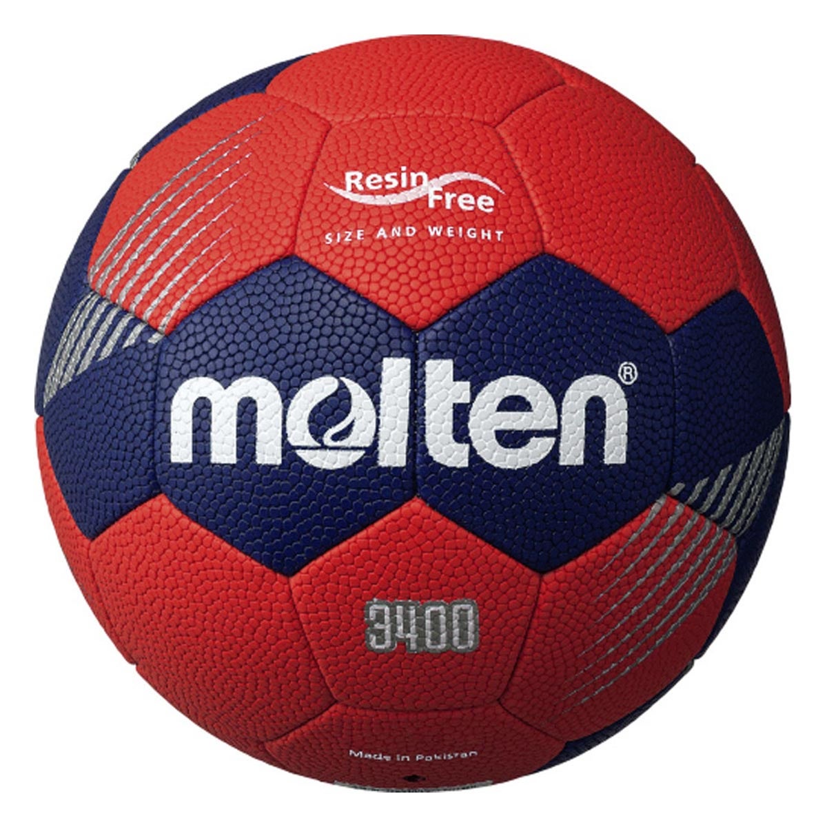 モルテン molten ハンドボール F3400 2号球 H2F3400-RN レッド×ネイビー ボール 商品外観
