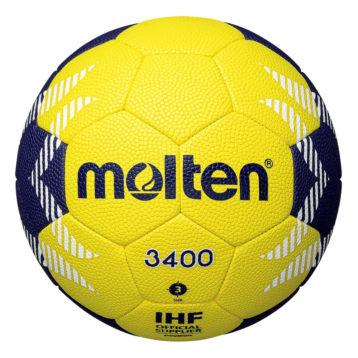 モルテン molten　A3400 ハンドボール 3号球 H3A3400-YN イエロー×ネイビー イエロー×ネイビー