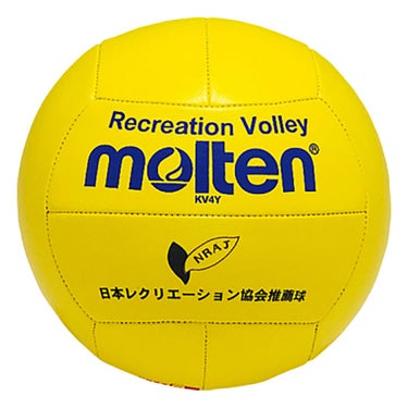 モルテン molten　レクリエーションバレーボール 軽量4号球 KV4Y Y黄　 Y黄