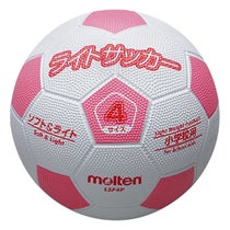 モルテン molten ライトサッカー 軽量4号球 LSF4P 白×ピンク 白×ピンク