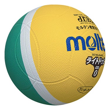 モルテン molten　ライトドッジボール 軽量0号球 SLD0ML 黄×緑　 黄×緑