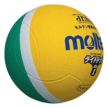 モルテン molten　ライトドッジボール 軽量1号球 SLD1ML 黄×緑　 黄×緑