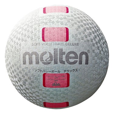 モルテン molten　ソフトバレーボールデラックス S3Y1500-WP 白ピンク　 白ピンク