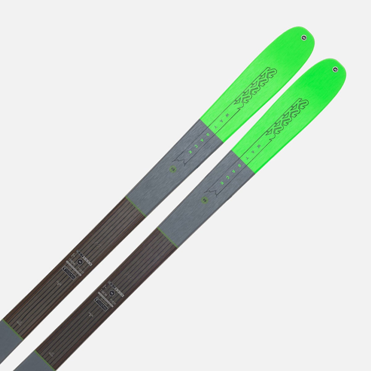 ケーツー K2 WAYBACK 89 ウェイバック 89 スキー板 単品 2025-2026 商品外観 側面