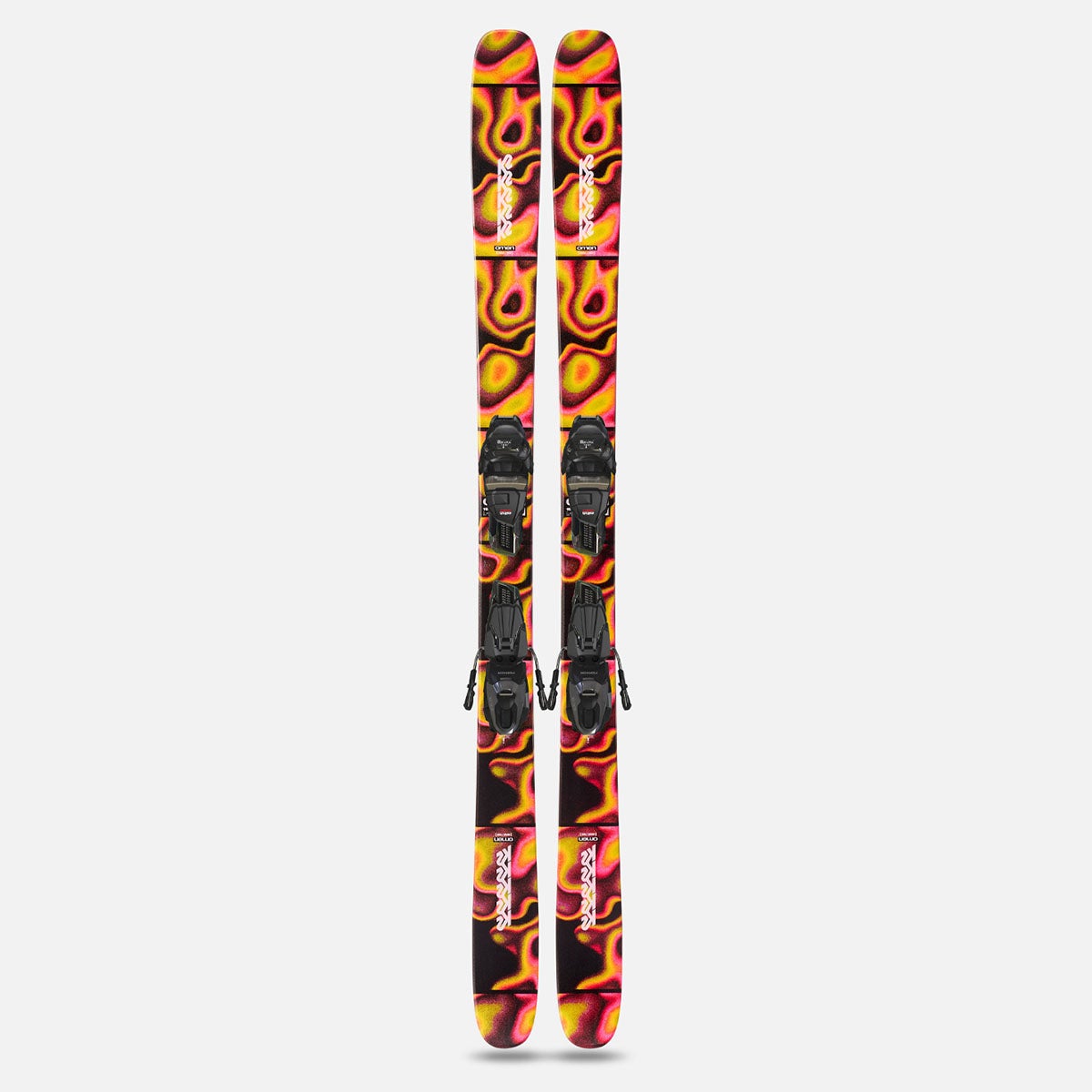 ケーツー K2 OMEN 85 W ＋ M3 10 Compact QuikClik オーメン 85 W スキー板 ビンディングセット 2025-2026 商品外観 背面